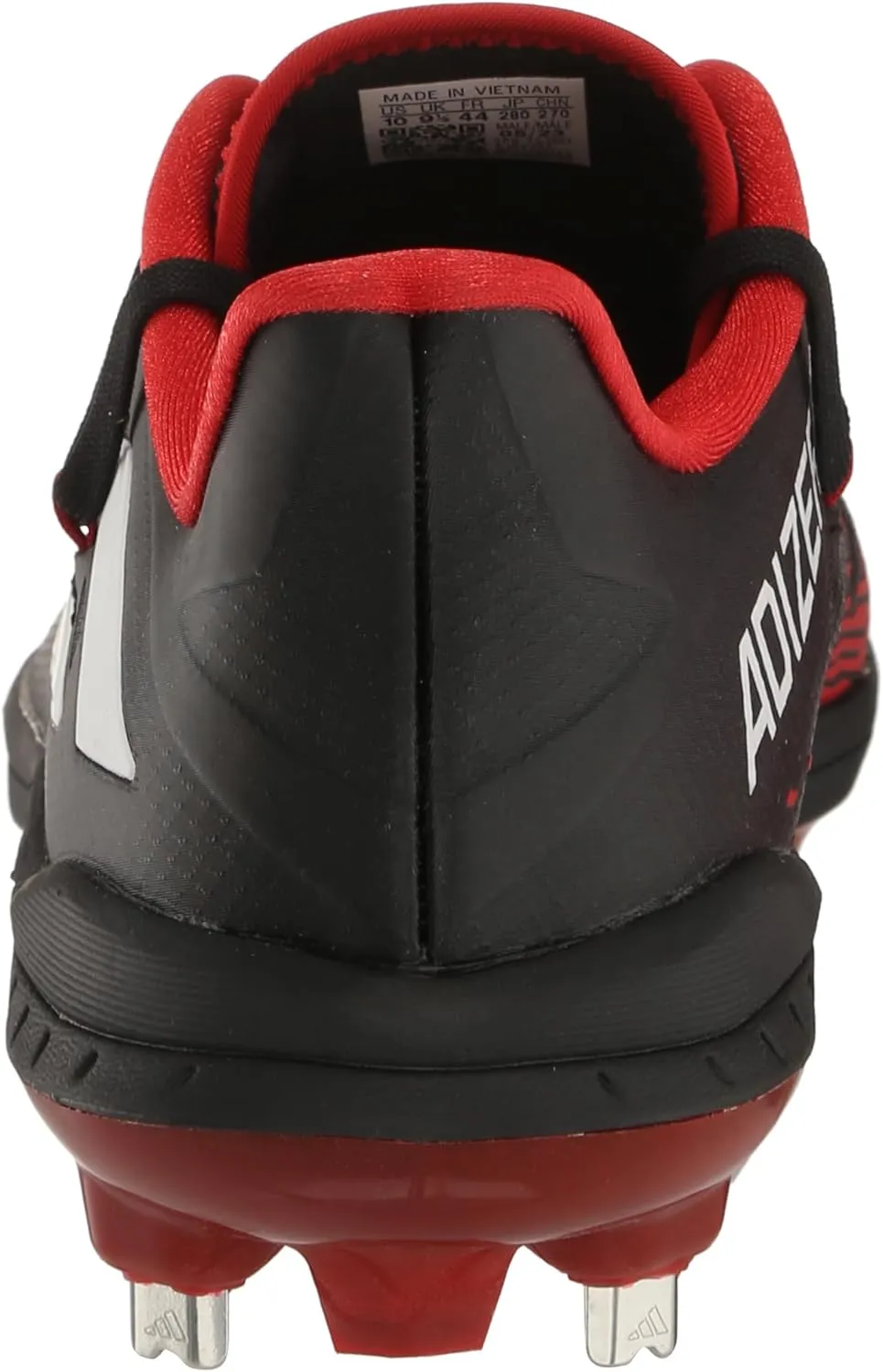 adidas Mens Adizero Afterburner 9 Baseball Baseball Sneakers Shoes - Black