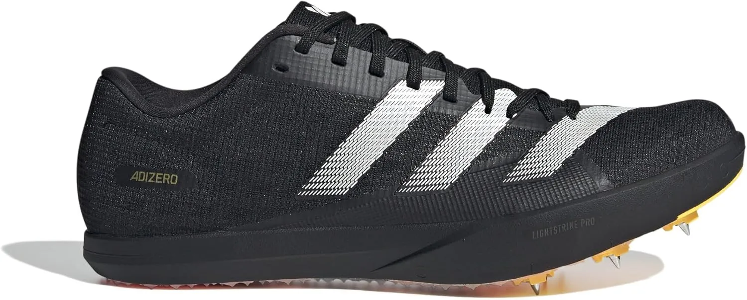 adidas Mens Adizero Lj Track-Field Sneakers Shoes - Black