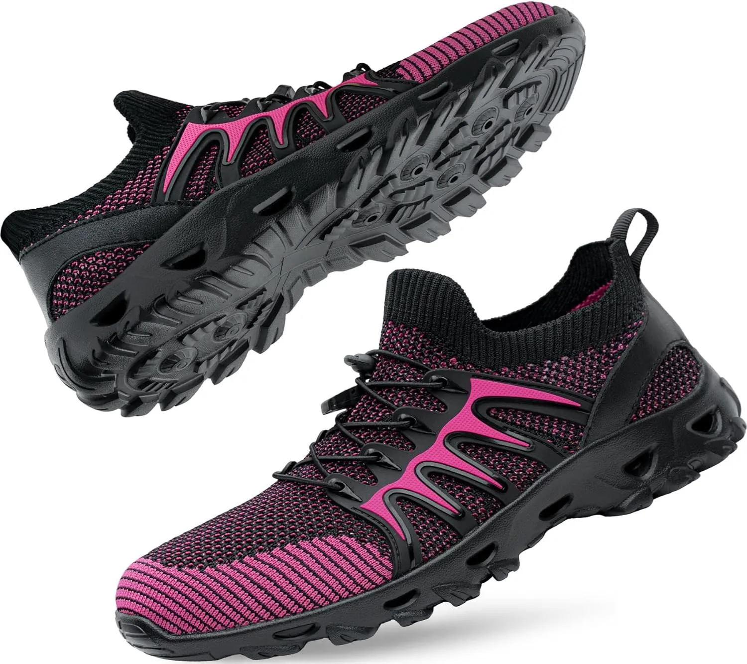 Alibress Water Shoes for Women Men Quick-Dry Aqua Shoes Men's Hiking Water Shoes Women's Beach Shoes Lightweight Water Sports Shoes for Swimming Fishing Kayaking