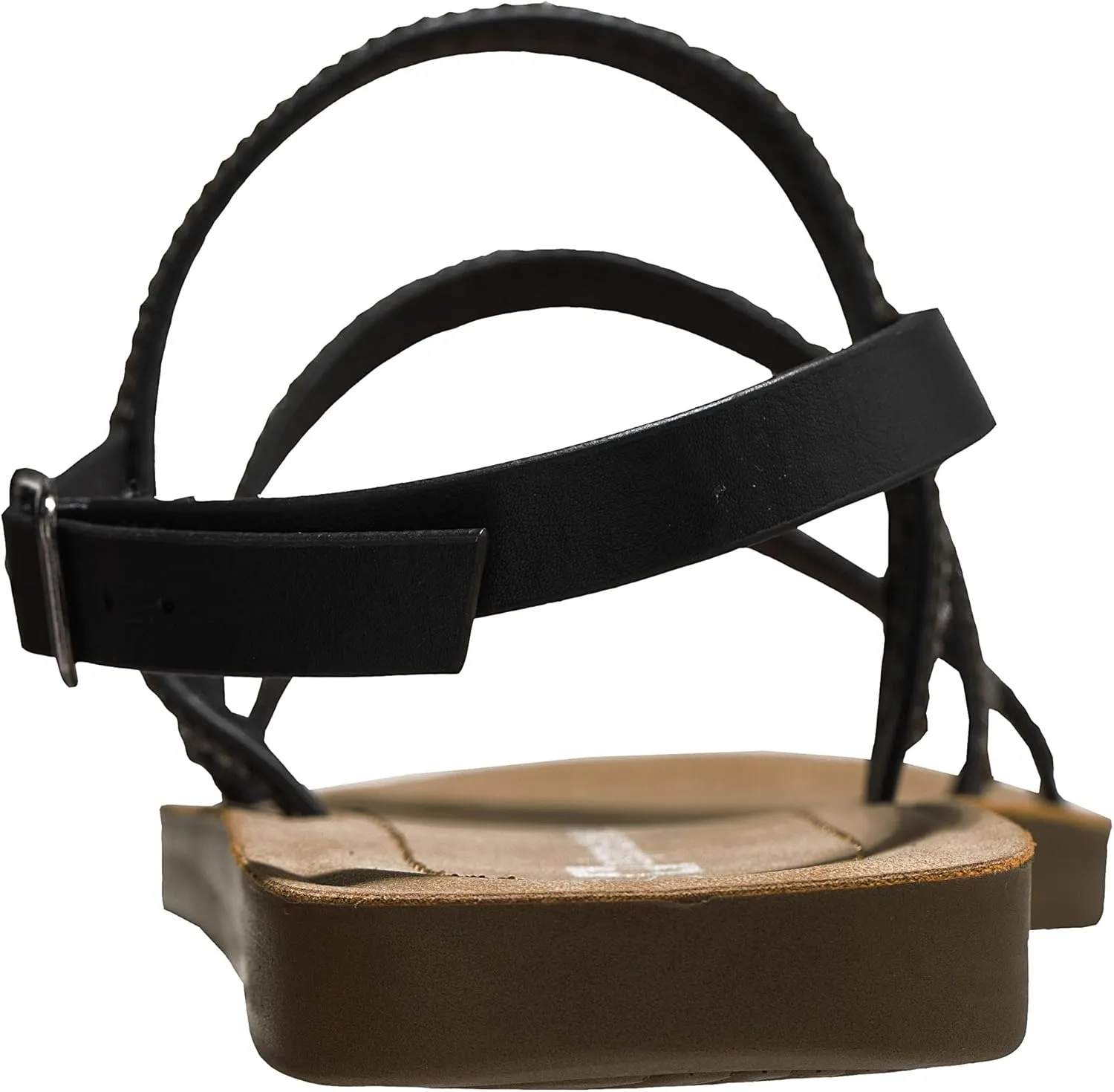 Alpine Swiss Womens Flat Strappy Rhinestone Sandals Gladiator Shoes