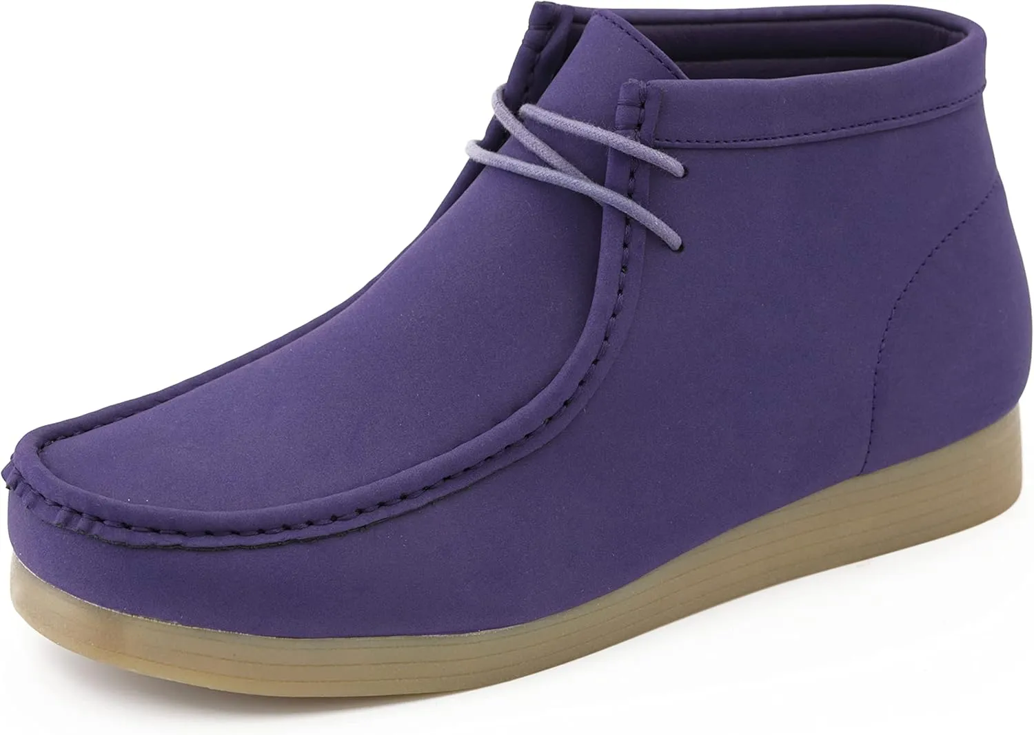 Amali Casual Chukka Boots for Men, High-Top, Lace Up Suede Men's Shoes, Desert Boots with Crepe Rubber Sole