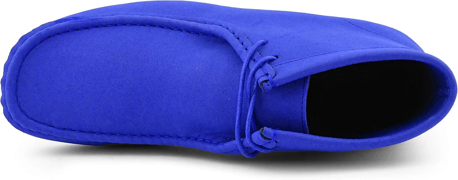 Amali Casual Chukka Boots for Men, High-Top, Lace Up Suede Men's Shoes, Desert Boots with Crepe Rubber Sole