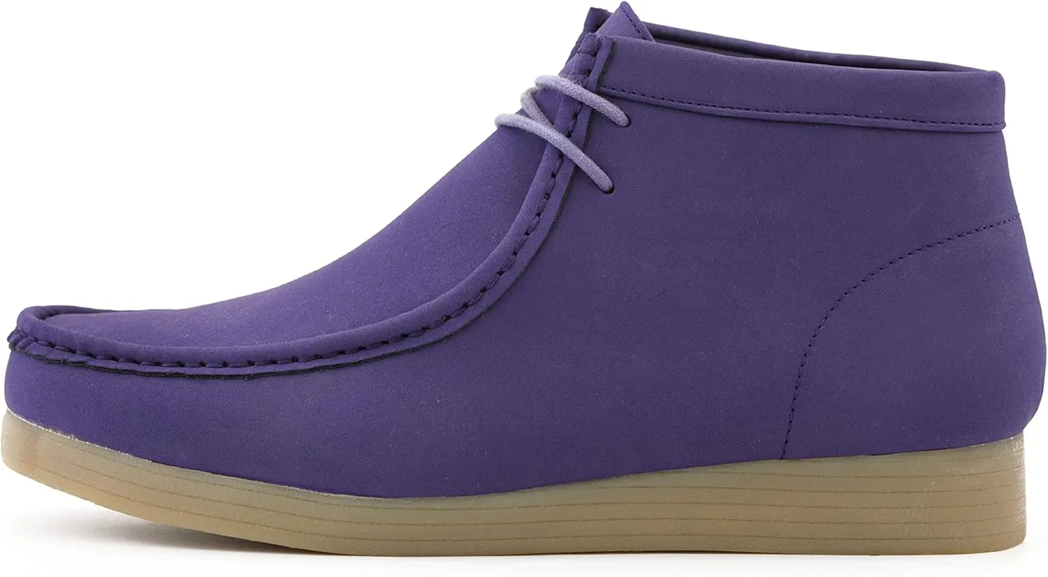 Amali Casual Chukka Boots for Men, High-Top, Lace Up Suede Men's Shoes, Desert Boots with Crepe Rubber Sole