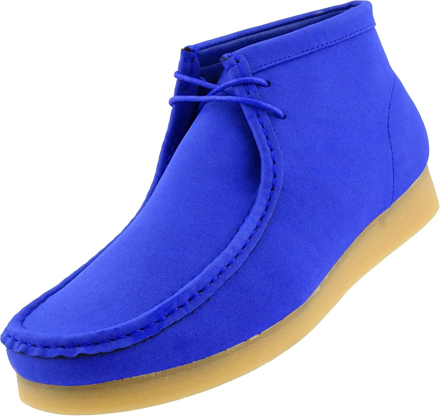 Amali Casual Chukka Boots for Men, High-Top, Lace Up Suede Men's Shoes, Desert Boots with Crepe Rubber Sole