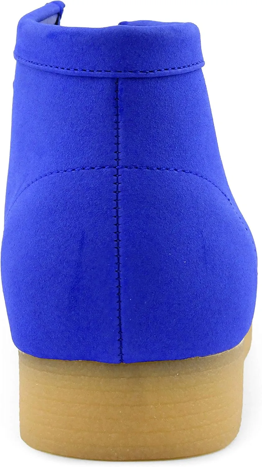Amali Casual Chukka Boots for Men, High-Top, Lace Up Suede Men's Shoes, Desert Boots with Crepe Rubber Sole