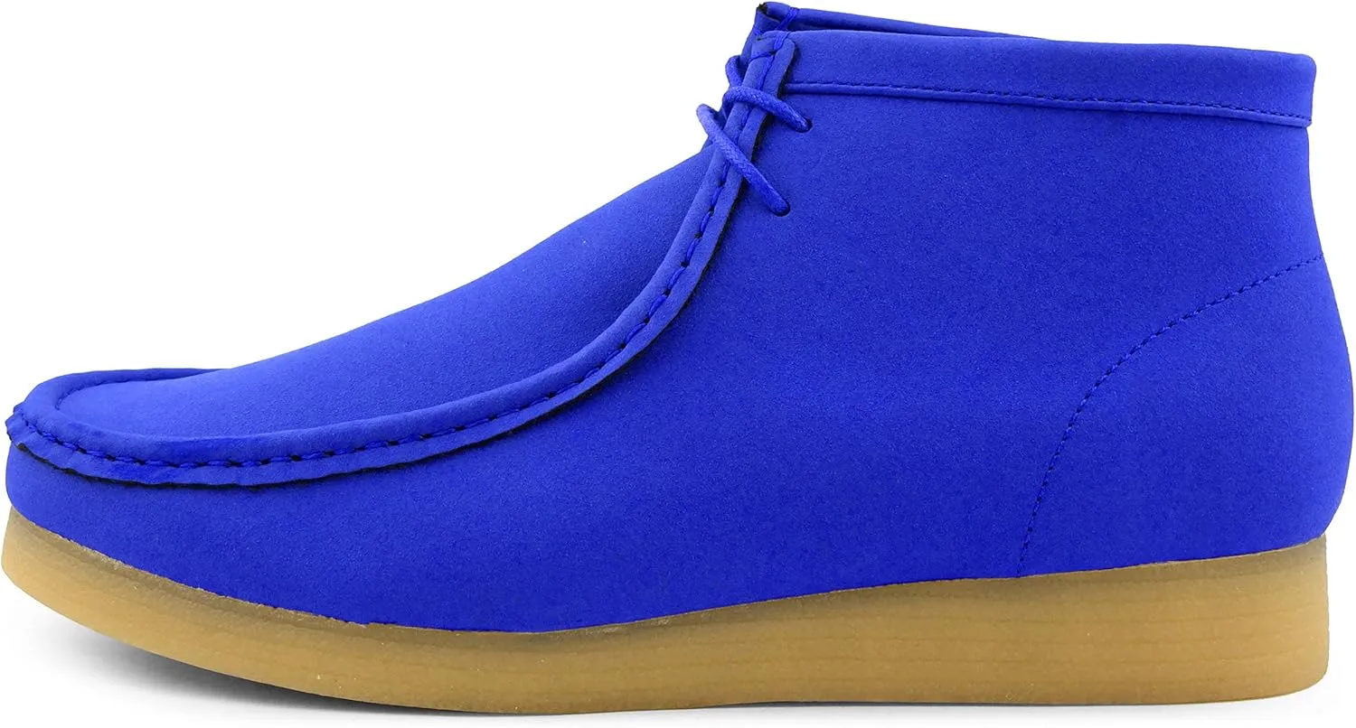 Amali Casual Chukka Boots for Men, High-Top, Lace Up Suede Men's Shoes, Desert Boots with Crepe Rubber Sole