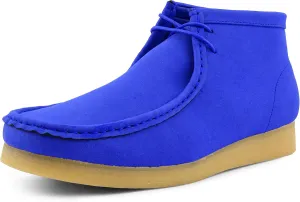 Amali Casual Chukka Boots for Men, High-Top, Lace Up Suede Men's Shoes, Desert Boots with Crepe Rubber Sole