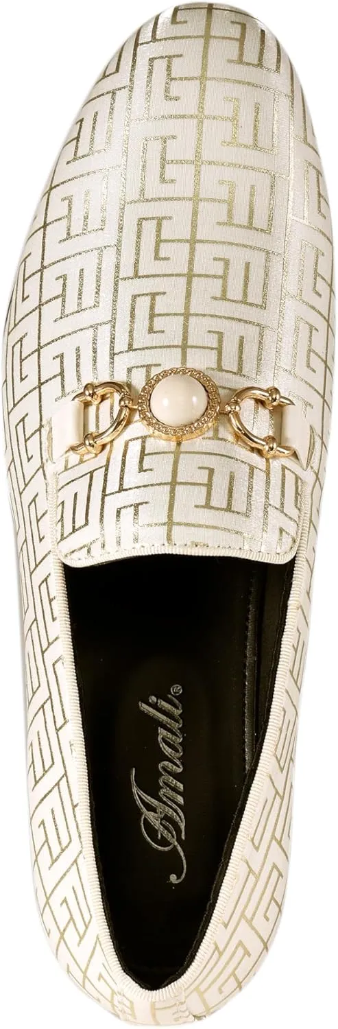 Amali Luxury Loafers for Men - Elegant Slip-On Men’s Dress Shoes - Fashion Smoking Slippers