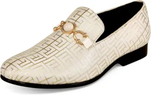 Amali Luxury Loafers for Men - Elegant Slip-On Men’s Dress Shoes - Fashion Smoking Slippers