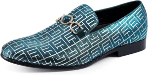 Amali Luxury Loafers for Men - Elegant Slip-On Men’s Dress Shoes - Fashion Smoking Slippers
