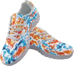 Athletic Tennis Shoes, Walking Shoes for Women, Lace Up Running Sneakers, Gym Sport Fitness Soft Sneakers