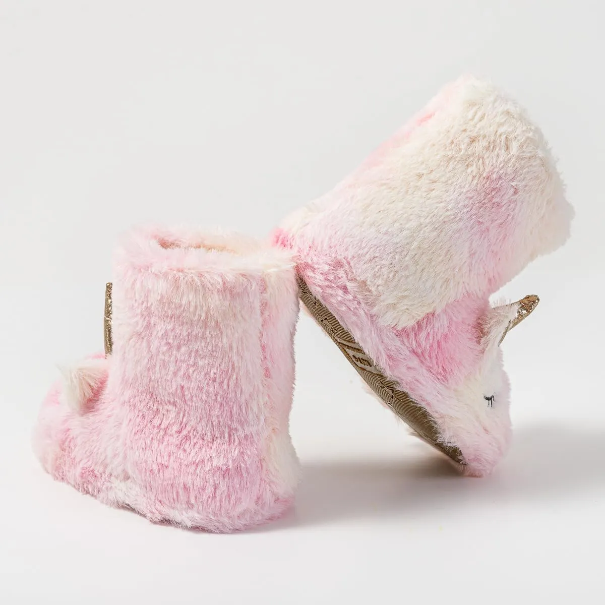 Baby Girls' Unicorn Slippers Rubber Home Boots Slippers
