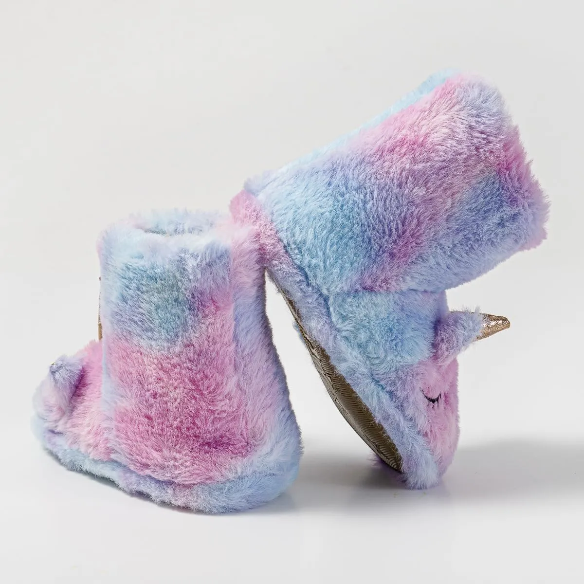 Baby Girls' Unicorn Slippers Rubber Home Boots Slippers