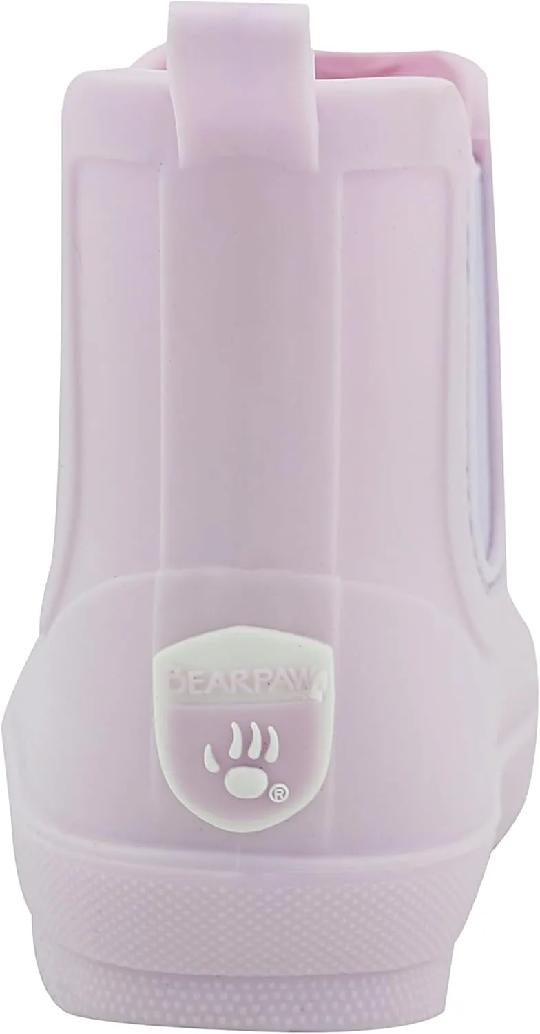 BEARPAW Toddler Rain Boots, Waterproof Rubber Kids Rainboot, Girls/Boys Light Water Shoes for Muddy Park/Hiking