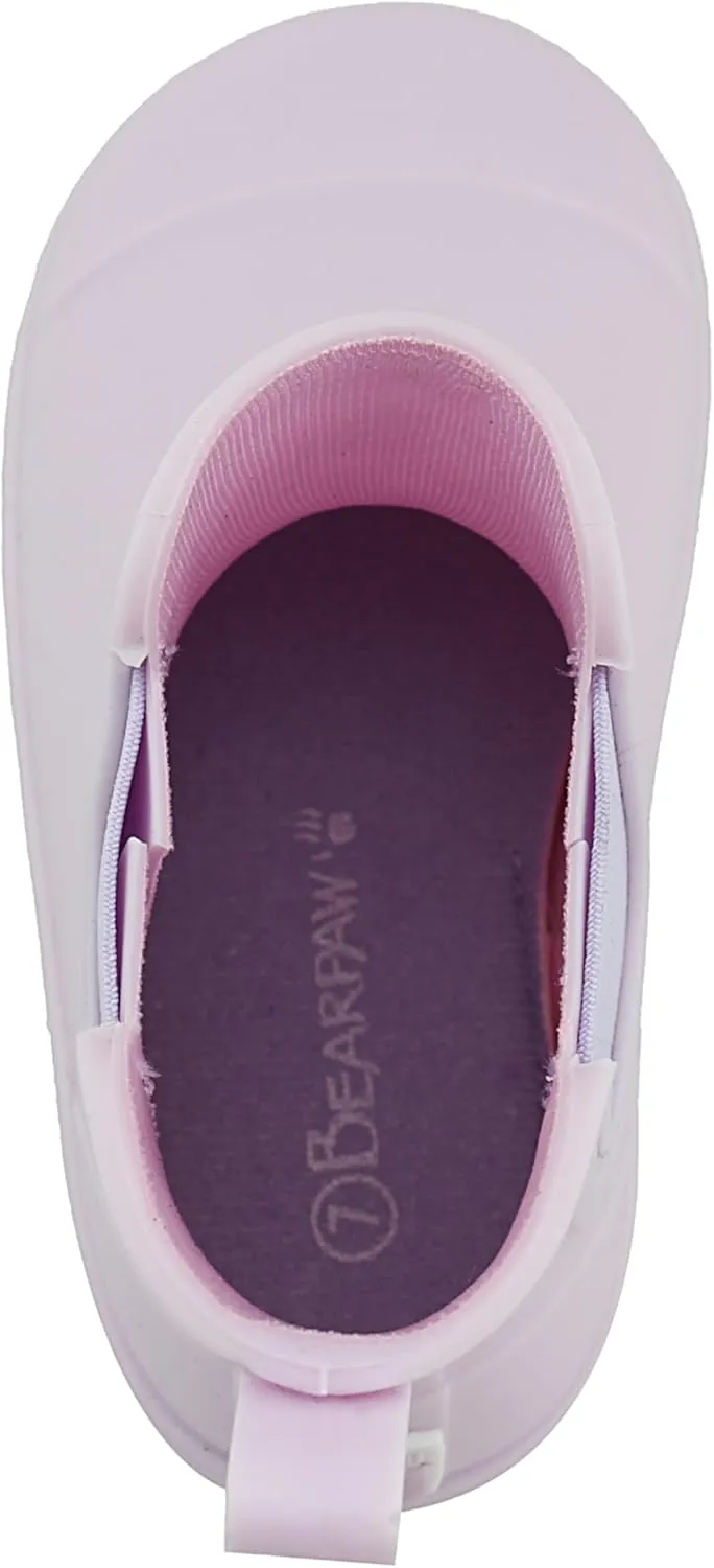BEARPAW Toddler Rain Boots, Waterproof Rubber Kids Rainboot, Girls/Boys Light Water Shoes for Muddy Park/Hiking