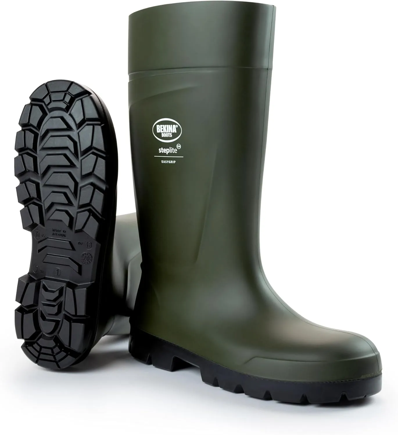 Bekina Steplite EasyGrip O4 Waterproof Wellington Boots for Men and Women - Ultra Lightweight Non Slip Work Boots with SRC Certified Traction Outsoles