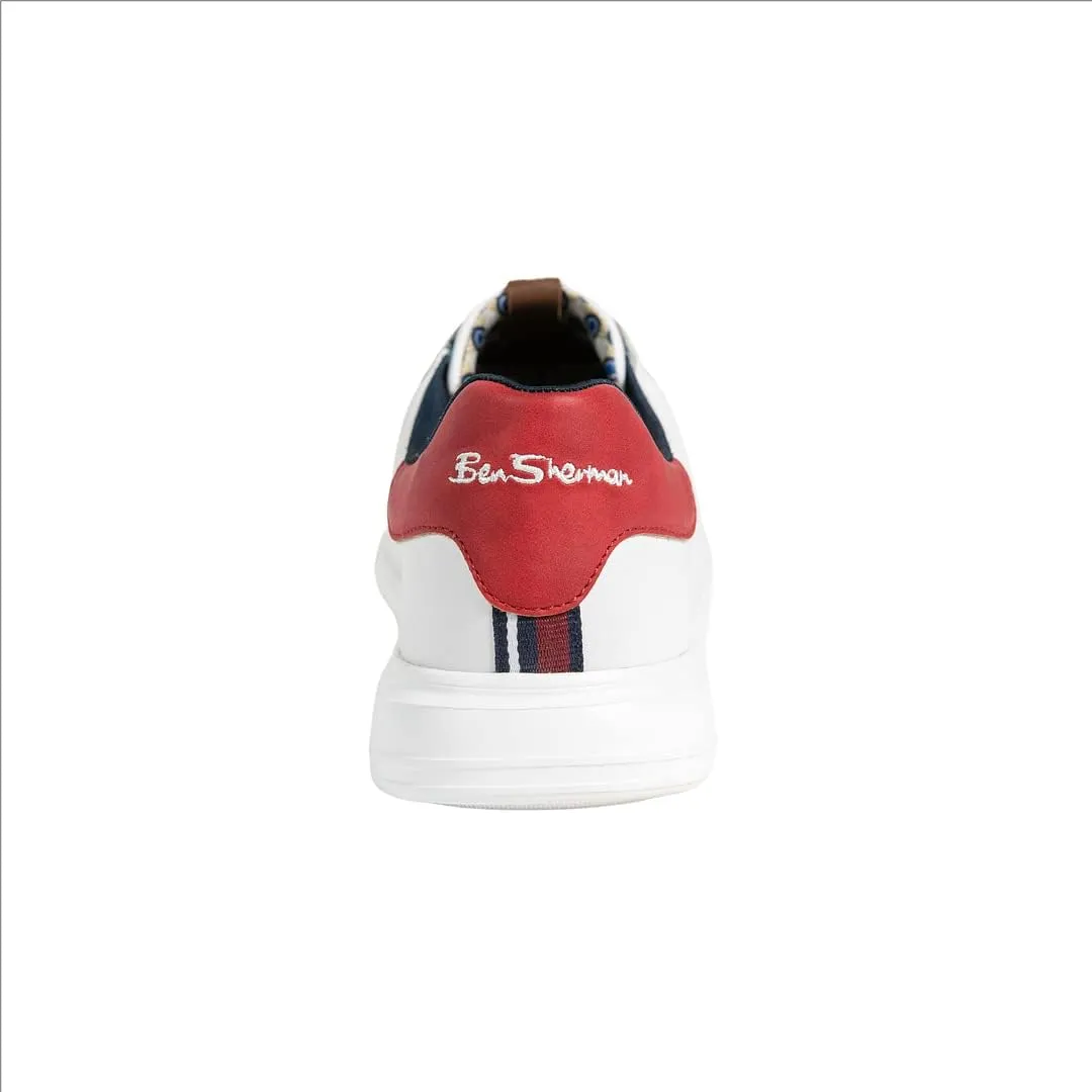 Ben Sherman Hardie Dress Tennis Shoes for Men - Men's Fashion Sneakers - Lightweight Casual Shoes, Classic Look with Comfortable Foot Pad for Everyday Shoe