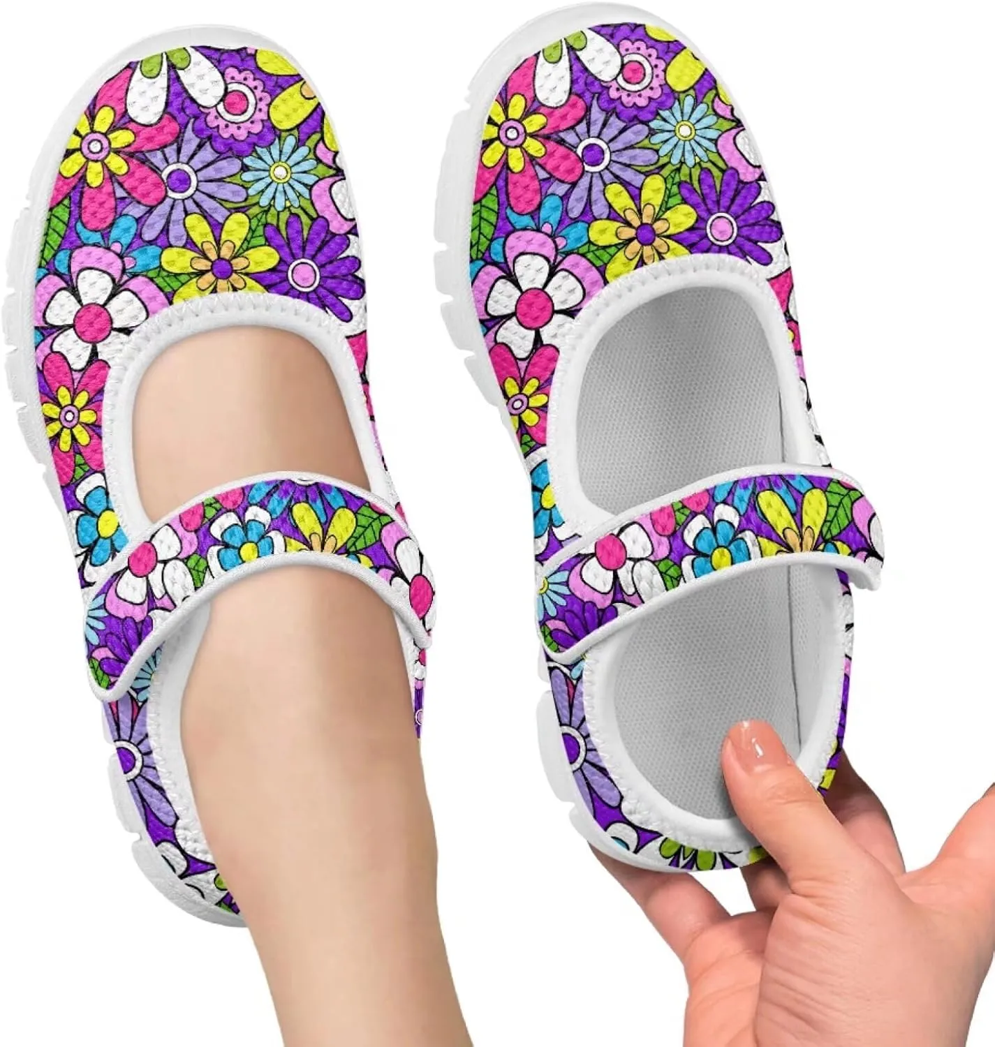 BIGCARJOB Mary Janes Shoes for Toddle Girls Cute Ballet Dress Shoes Flats Princess Shoes Little Kids School Uniform Shoes