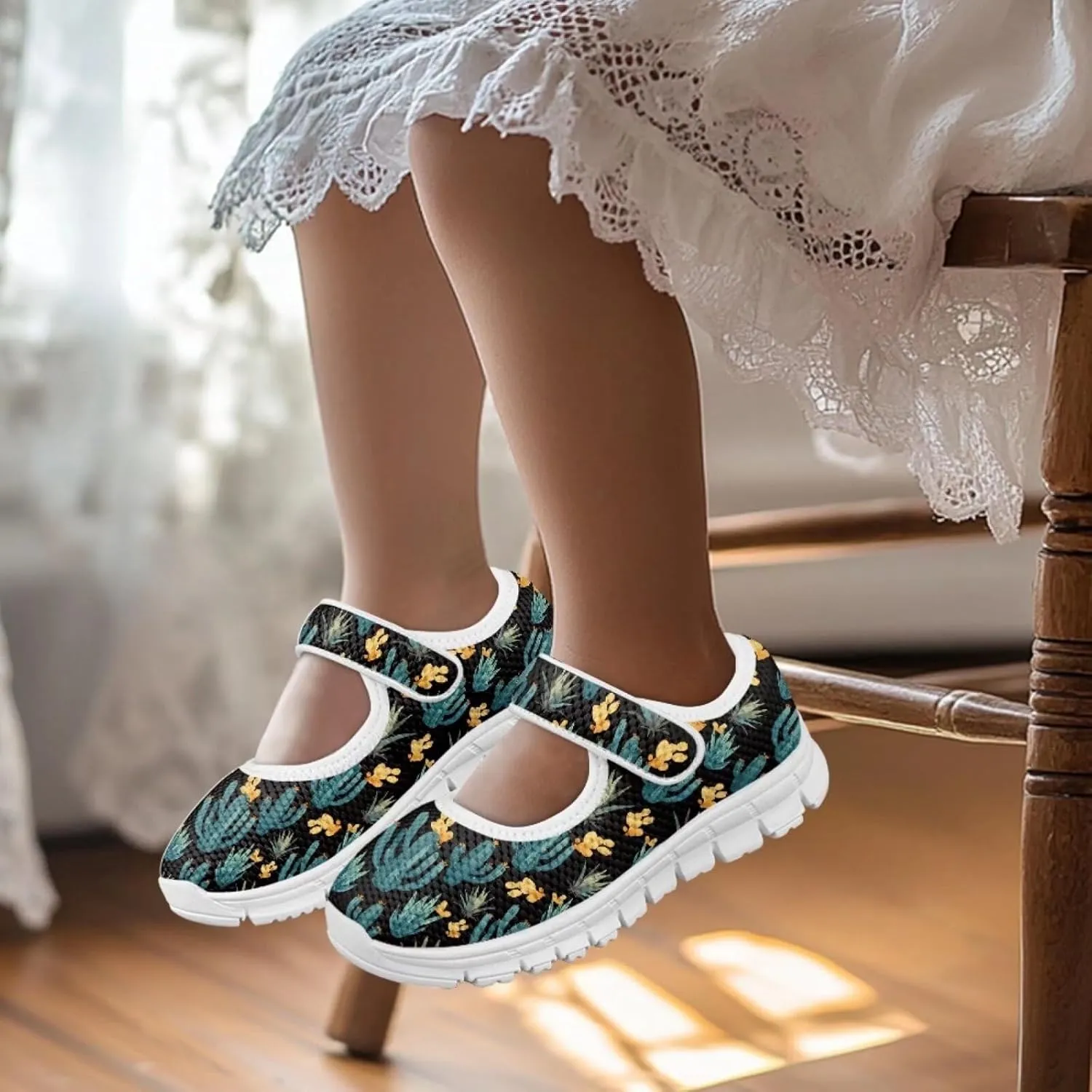 BIGCARJOB Mary Janes Shoes for Toddle Girls Cute Ballet Dress Shoes Flats Princess Shoes Little Kids School Uniform Shoes