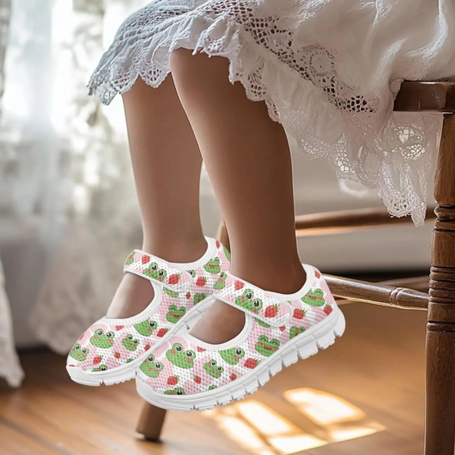 BIGCARJOB Mary Janes Shoes for Toddle Girls Cute Ballet Dress Shoes Flats Princess Shoes Little Kids School Uniform Shoes