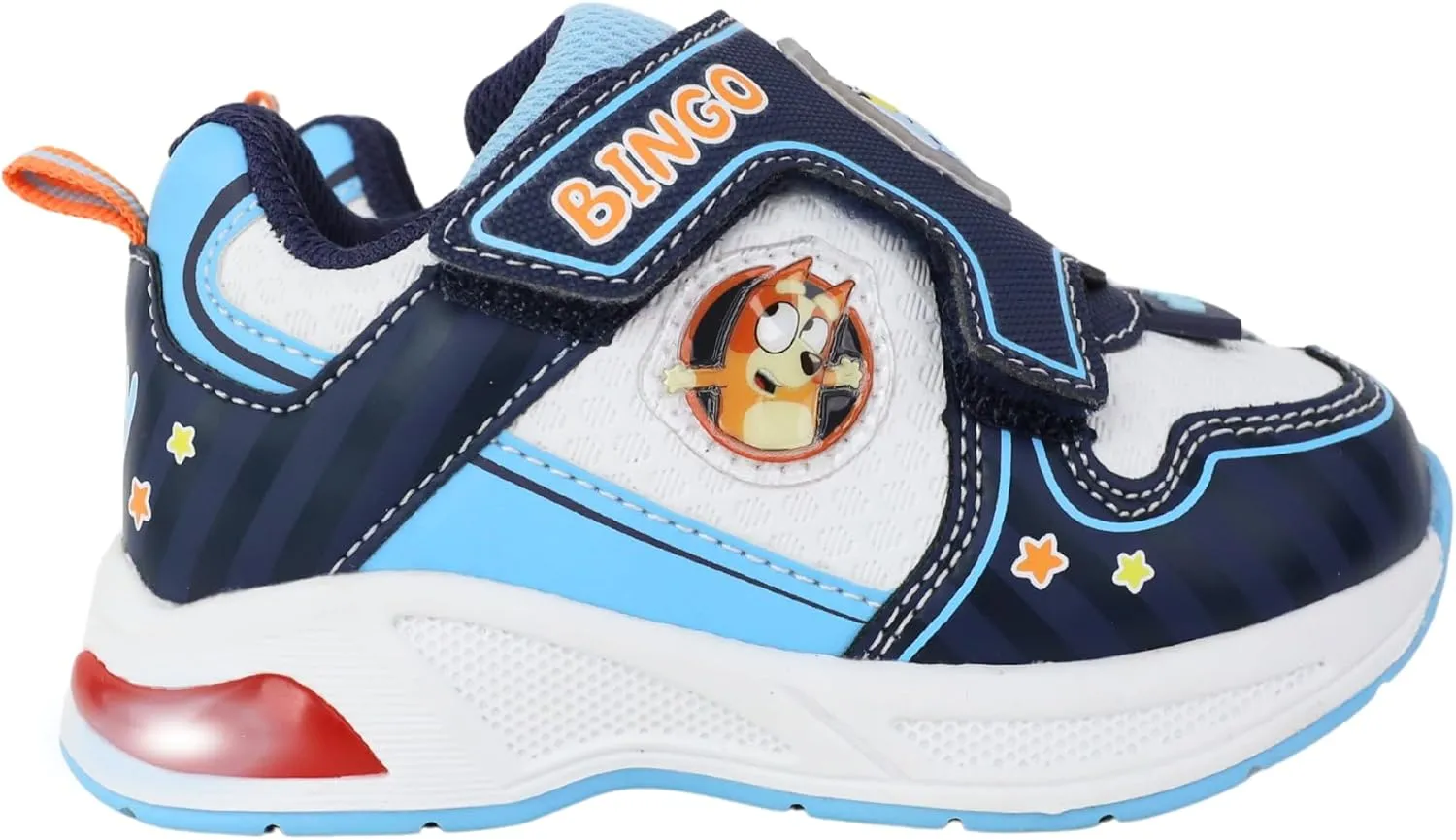 Bluey and Bingo Kids Sneakers Boys Light Up Hook and Loop