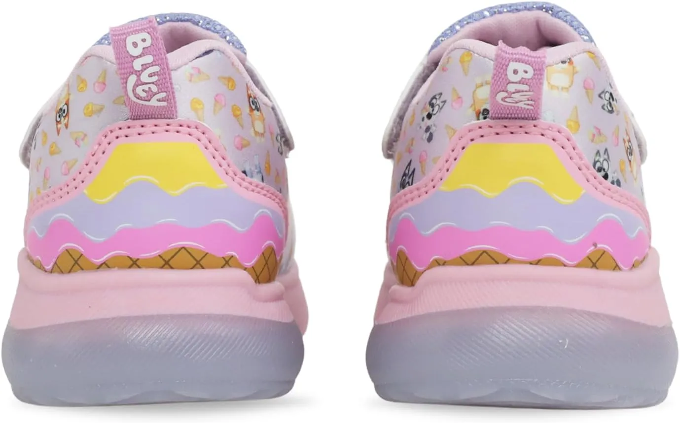 Bluey Toddler Girls and Bingo Light Up Sneakers