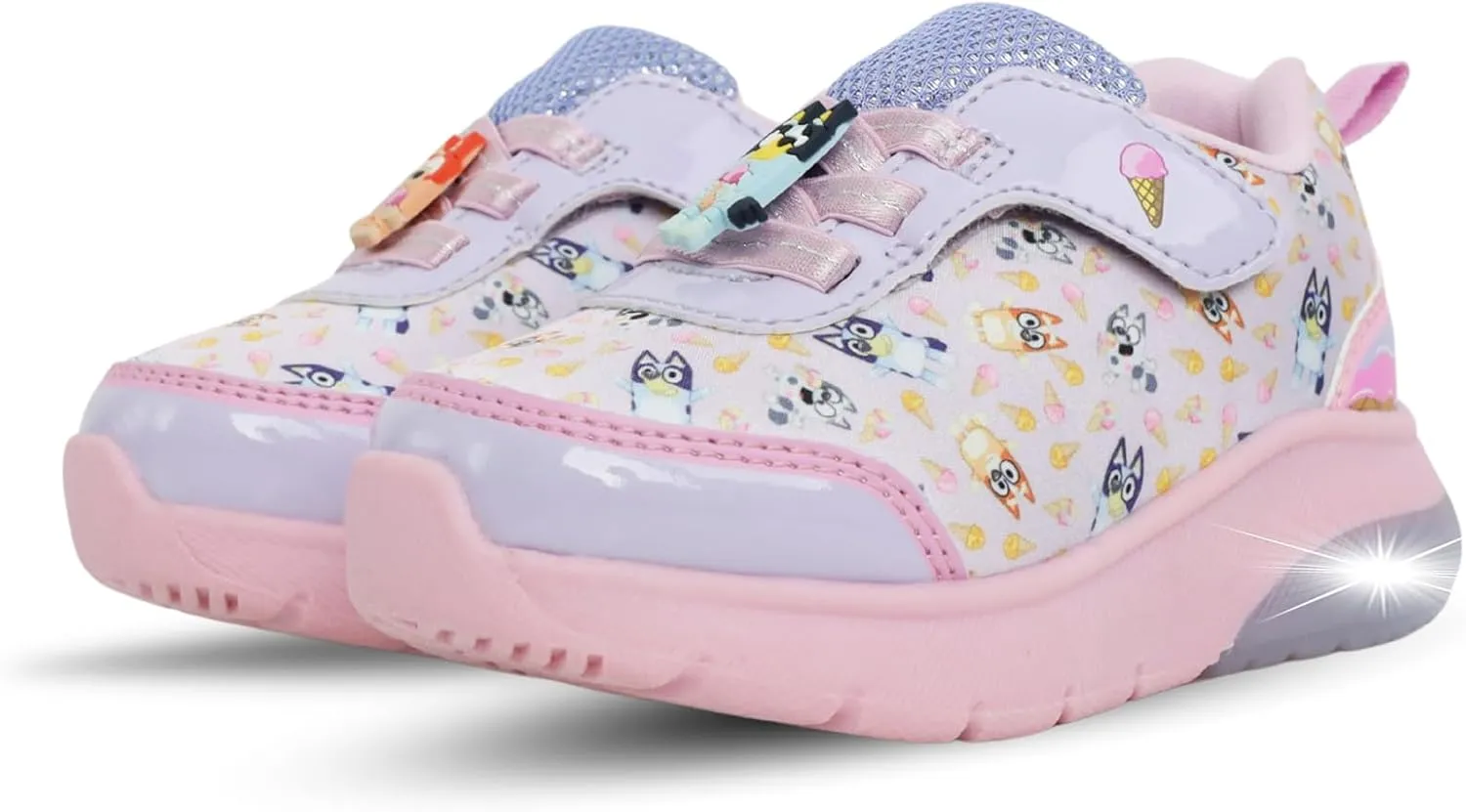 Bluey Toddler Girls and Bingo Light Up Sneakers