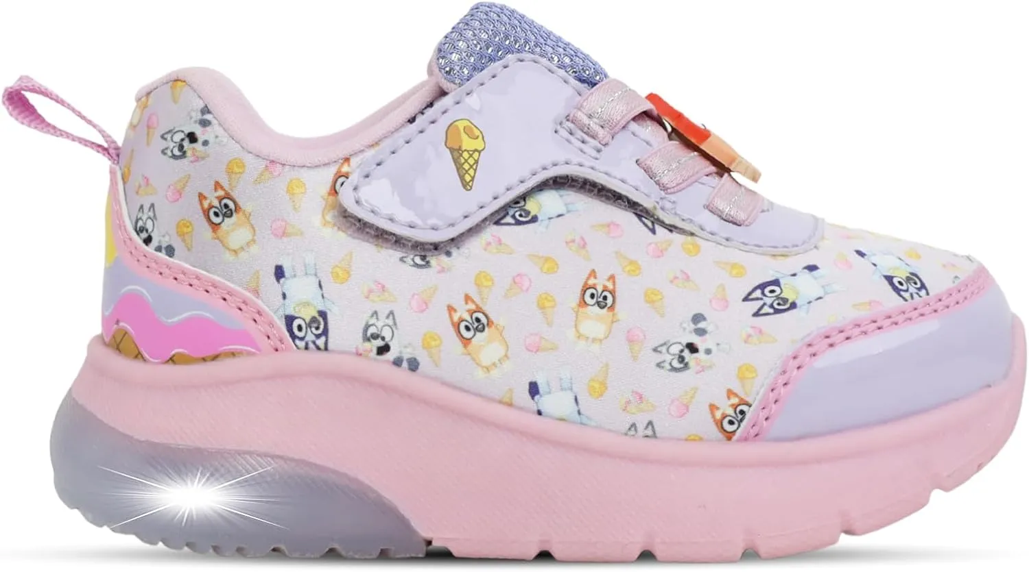 Bluey Toddler Girls and Bingo Light Up Sneakers