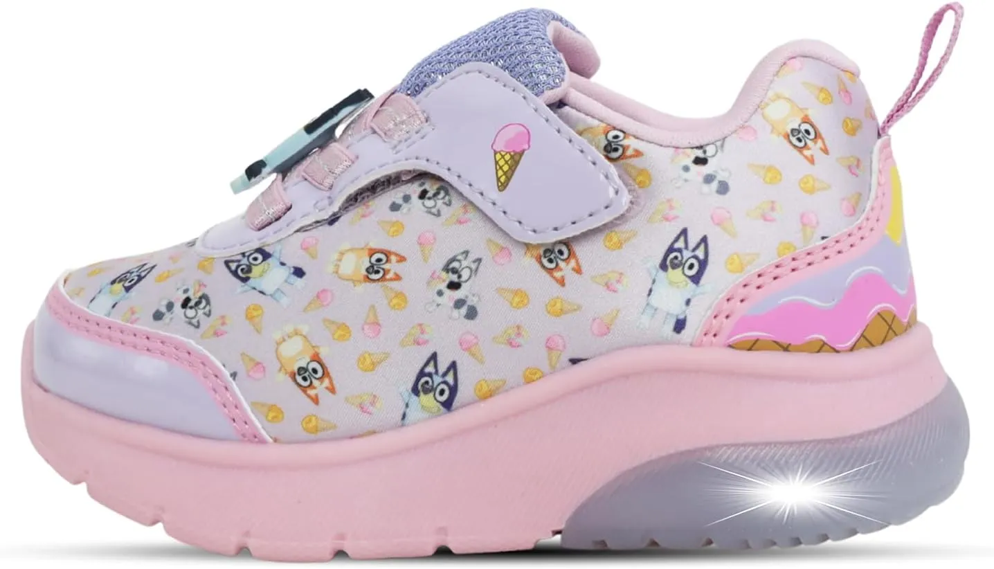 Bluey Toddler Girls and Bingo Light Up Sneakers