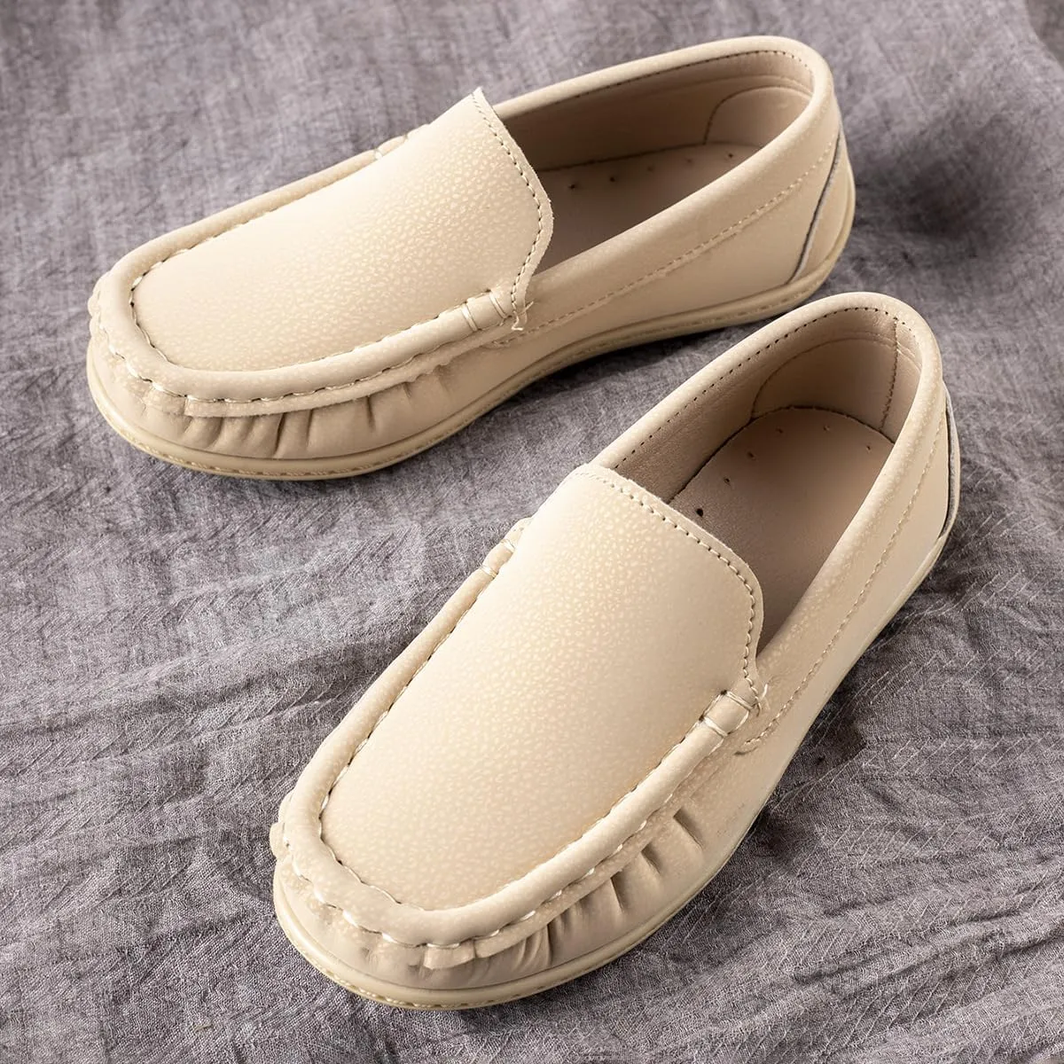 Boys Girls Penny Loafer Casual Slip On Flats Boat Boys Dress Shoes
