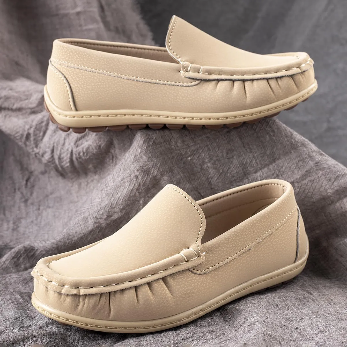 Boys Girls Penny Loafer Casual Slip On Flats Boat Boys Dress Shoes