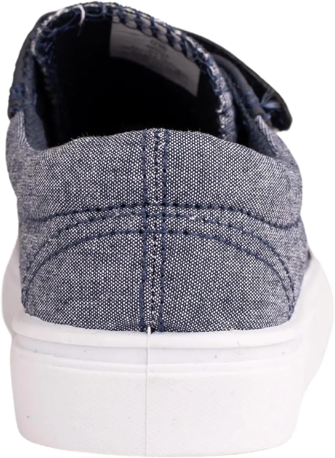 Boys Toddler Canvas Shoes Slip Ons or Dual Hook and Loops, Comfortable Light Weight