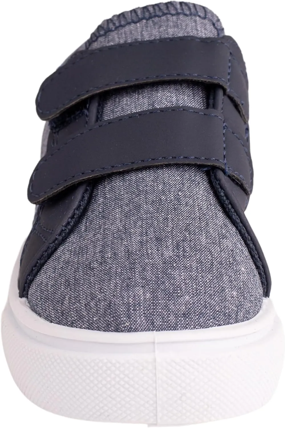 Boys Toddler Canvas Shoes Slip Ons or Dual Hook and Loops, Comfortable Light Weight
