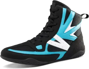 Cmadolrs Men's and Women's high top Wrestling Shoes Non Slip Breathable Boxing Shoes Wrestling Training Shoes Speed