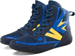Cmadolrs Men's and Women's high top Wrestling Shoes Non Slip Breathable Boxing Shoes Wrestling Training Shoes Speed