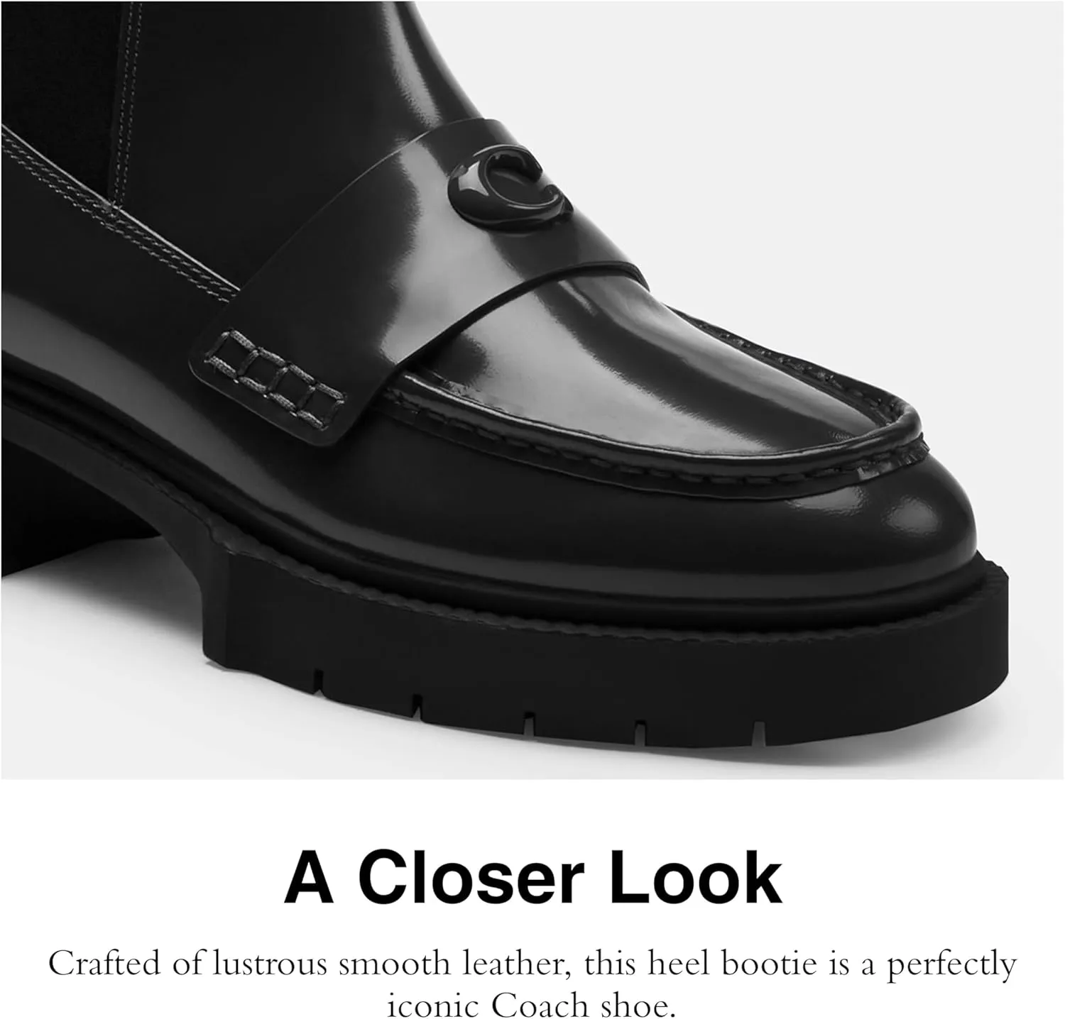 COACH Women's Louisa Bootie Uniform Dress Shoe