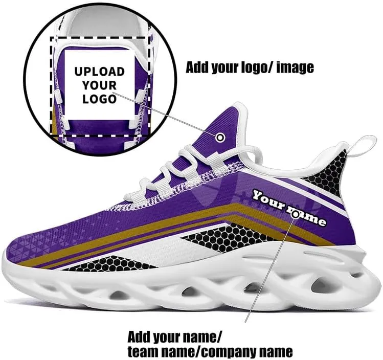 Custom Running Shoes for Men Women Personalized Jogging Walking Athletic Sports Shoe Light Weight Lace Up Unisex Sneaker
