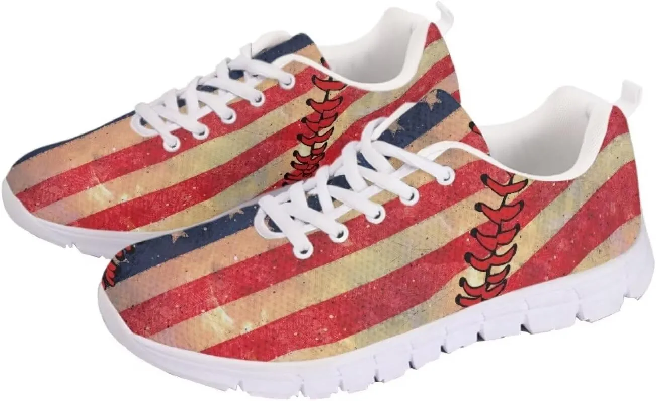 Cute Sneakers for Women Light Lace-up Flats Sneakers Fashion Outdoor Walking Running Shoes
