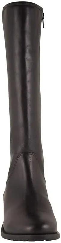 David Tate Womens Superior Embossed Leather Knee-High Boots