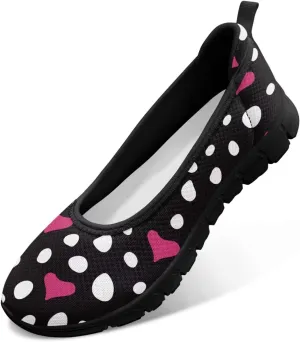 Doojoayie Ladies Walking Shoes Slip On Women Loafers Shoes Casual Nurse Work Shoes