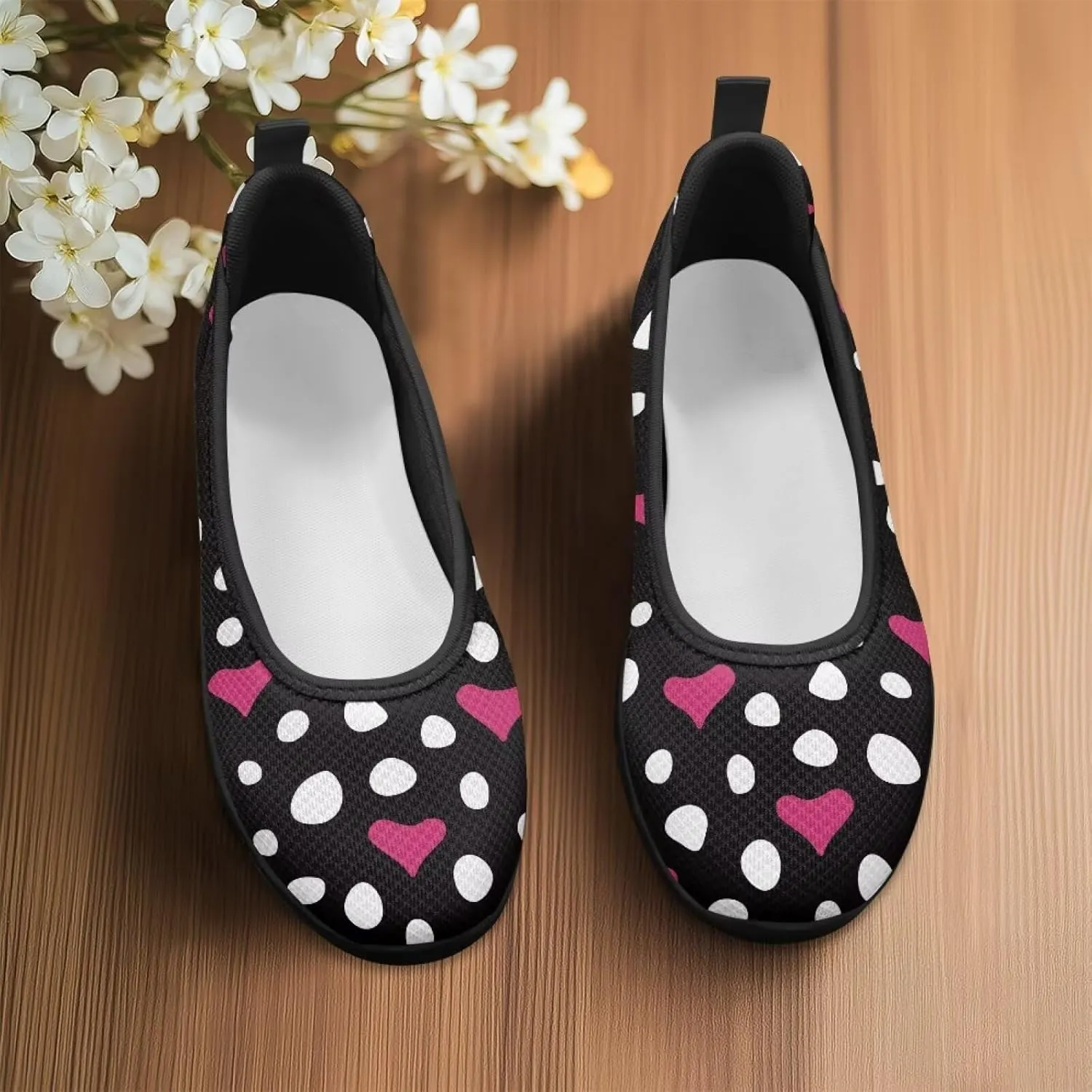 Doojoayie Ladies Walking Shoes Slip On Women Loafers Shoes Casual Nurse Work Shoes