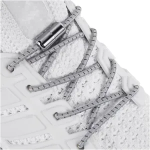 Elastic Shoe Laces - No Tie Shoelaces for All Adult and Kids Sneakers Fits Board Shoes and Casual Shoes (2 Pairs)