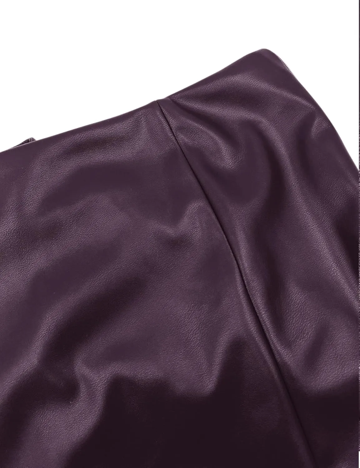 Fallorchid Women's Faux Leather Shorts Sexy Skinny Mini Shorts Hot Pants