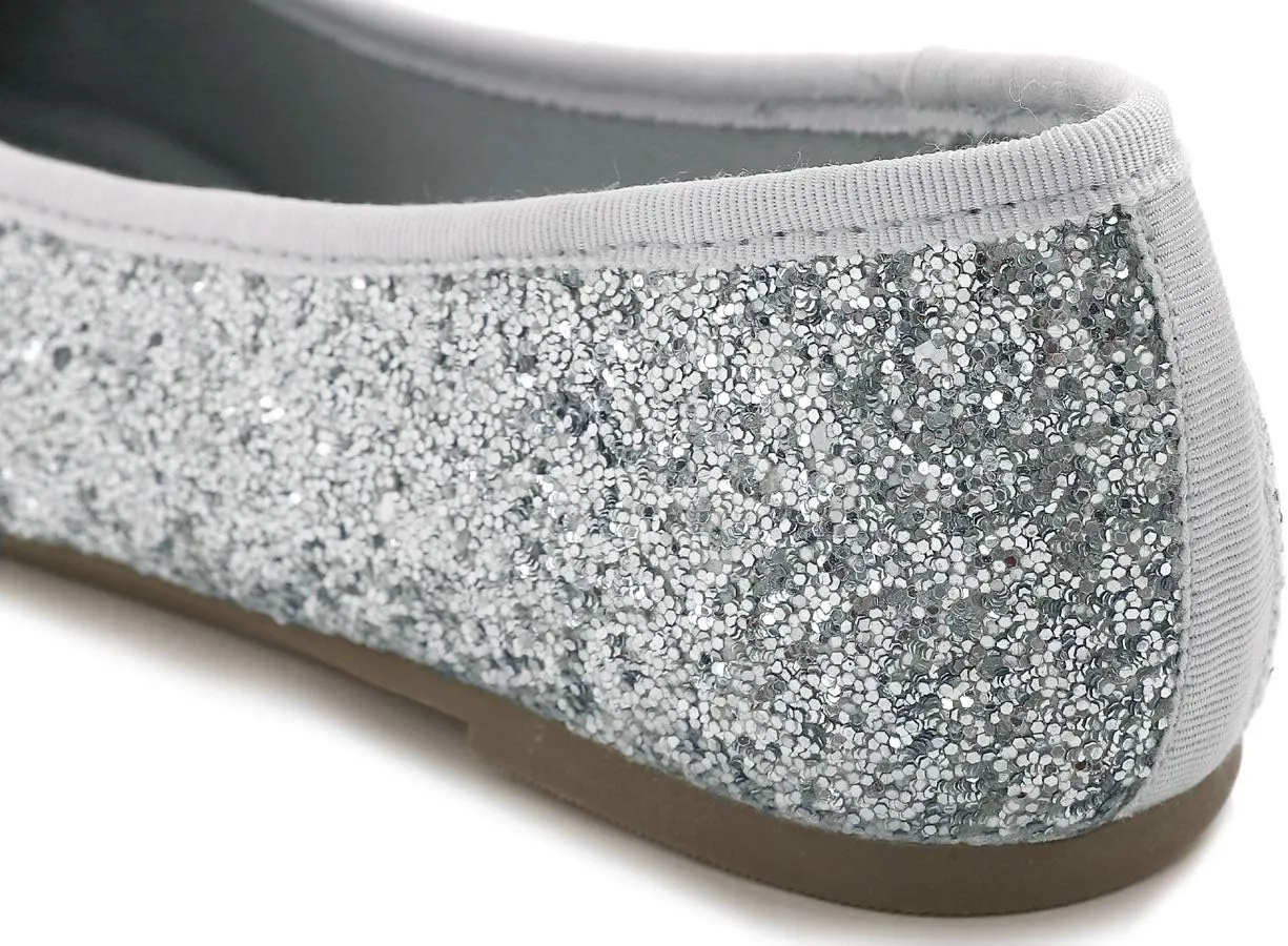 FEVERSOLE Women's Macaroon Colorful Memory Foam Cushion Insock Patent Ballet Flat