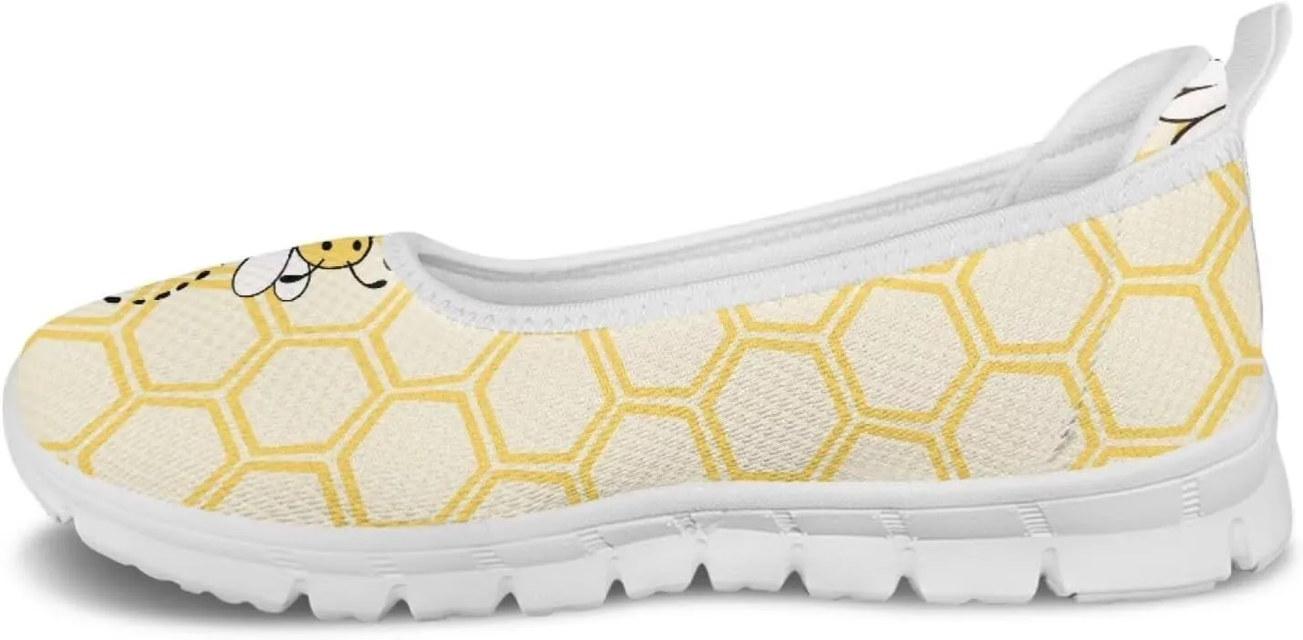 Forchrinse Underwater Turtle Fish Flats for Women Comfortable Round Toe Slip On Knit Flats Soft Work Nurse Flats Arch Support Slippers 5.5