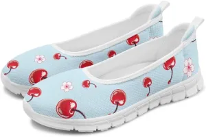 Forchrinse Underwater Turtle Fish Flats for Women Comfortable Round Toe Slip On Knit Flats Soft Work Nurse Flats Arch Support Slippers 5.5