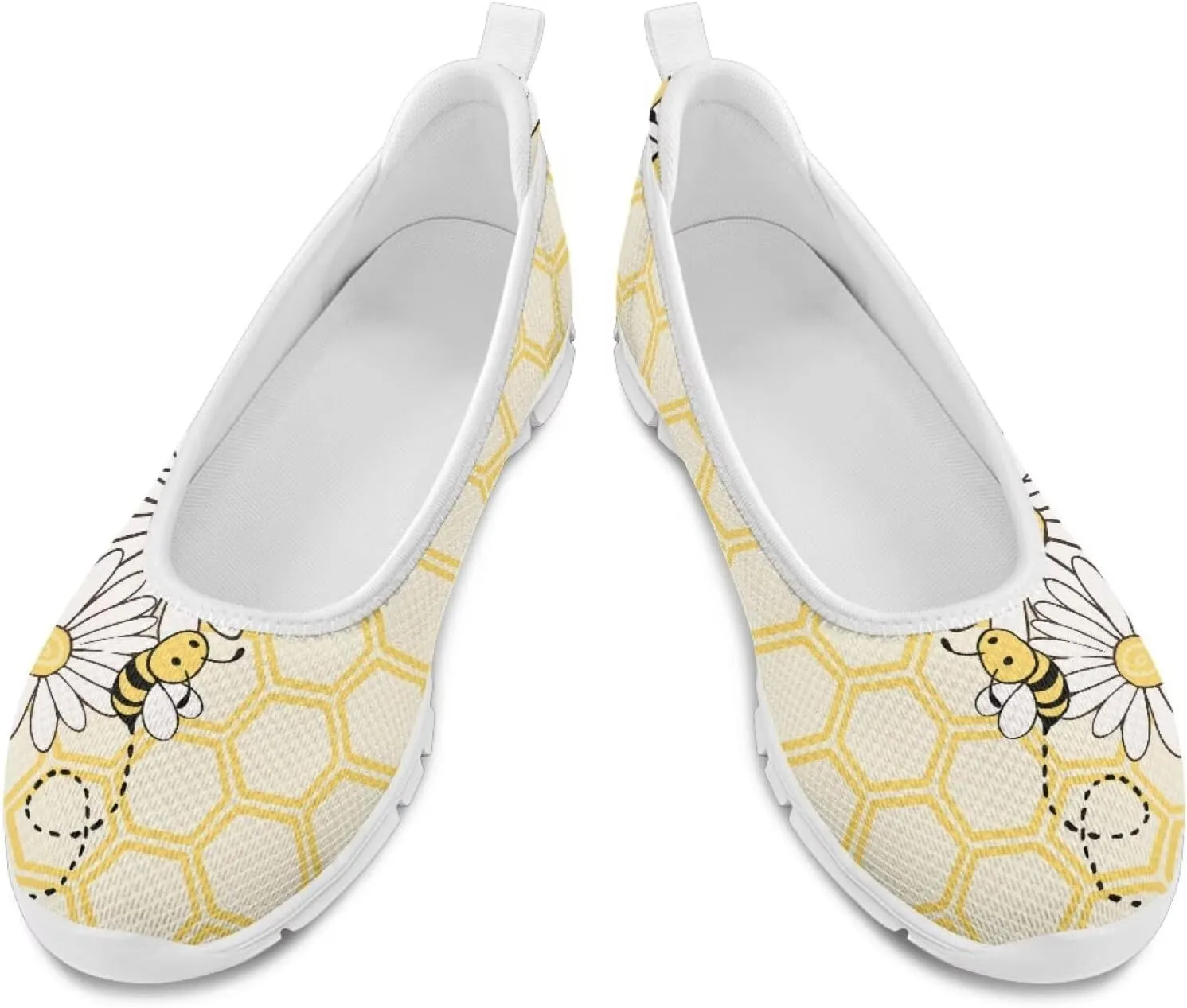 Forchrinse Underwater Turtle Fish Flats for Women Comfortable Round Toe Slip On Knit Flats Soft Work Nurse Flats Arch Support Slippers 5.5
