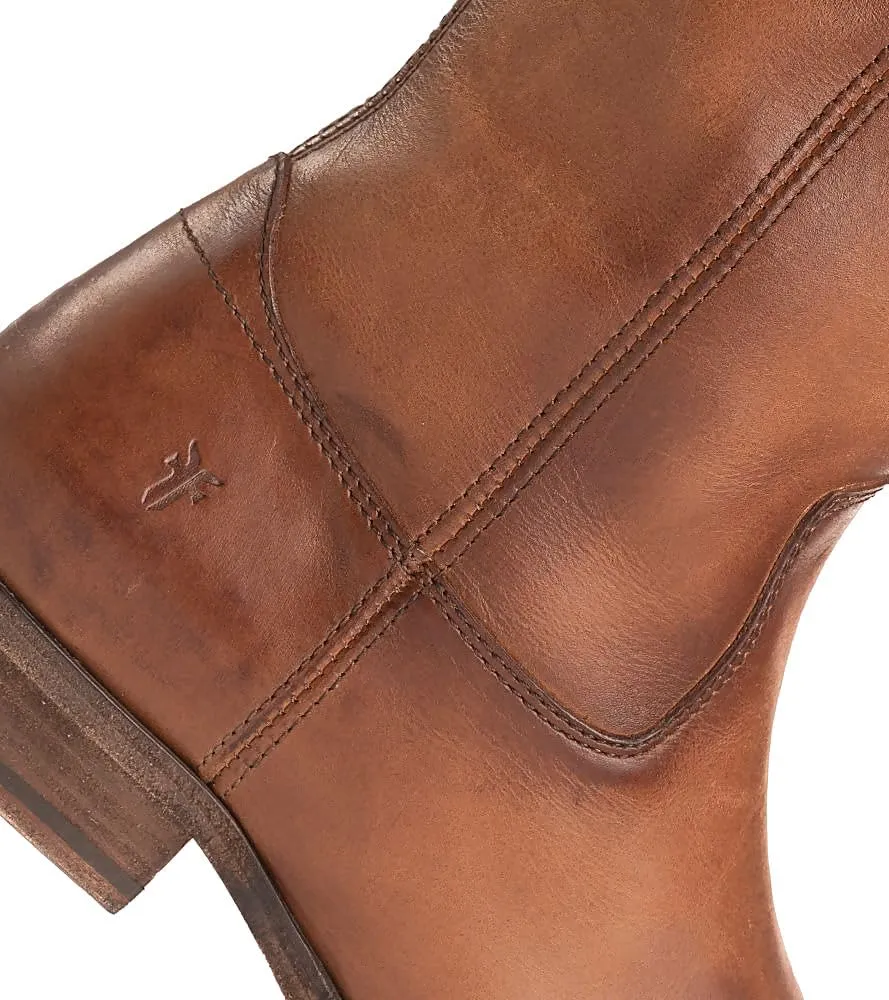 Frye Melissa Inside Zip Riding Boots for Women Featuring Supple Leather Lining with Rubber Infused Leather Outsole and Signature Hardware – 14 ¾” Shaft Height