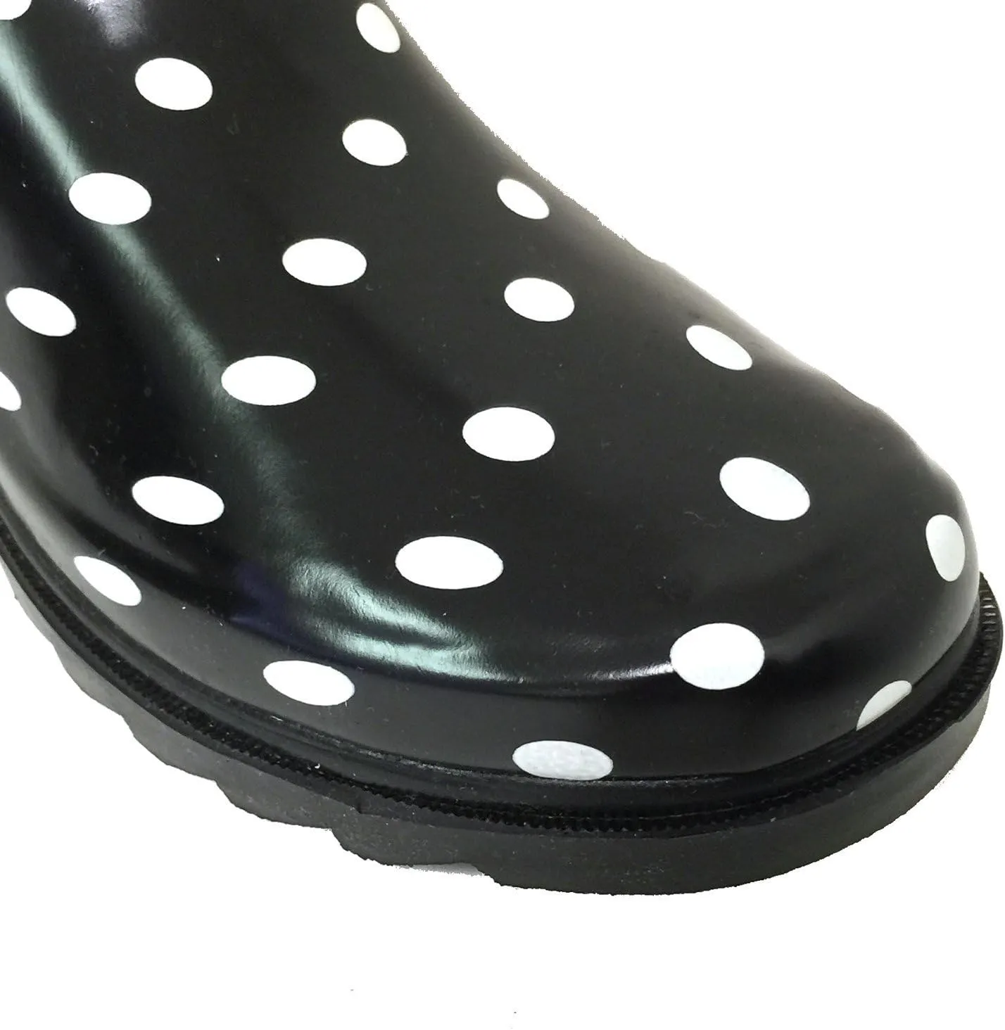 G4U Women's Rain Boots Multiple Styles Color Mid Calf Wellies Buckle Fashion Rubber Knee High Snow Shoes