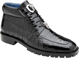 Gallardo Genuine Caiman Crocofile and Italian Leather Boots